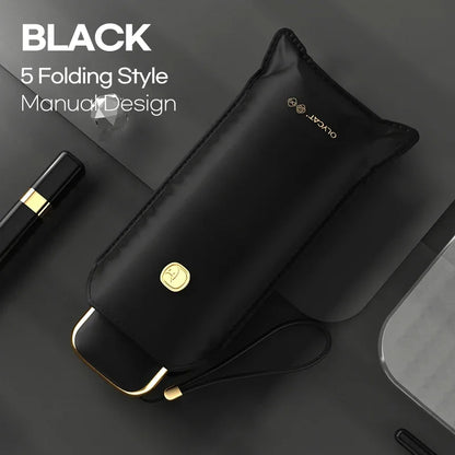 OLYCAT Flat Automatic Umbrella Woman Ultralight Travel Sun Umbrella Luxury Anti UV Portable Parasol Umbrella