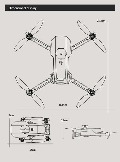 L106 MAX Brushless Dual Camera Drone – 360° Obstacle Avoidance, 2.4GHz RC Quadcopter with HD Camera
