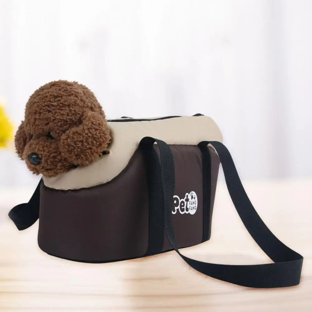 Soft-Sided Pet Carrier Bag – Breathable Travel Tote with Adjustable Straps & Interior Pad for Cats & Small Pets