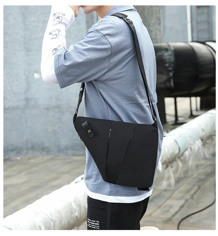 Men's Multifunctional Anti-Theft Chest Bag – Waterproof Crossbody Messenger & Fanny Pack