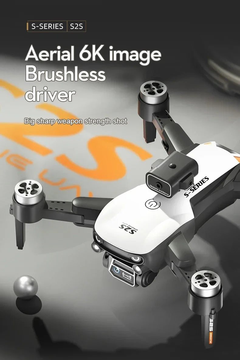 Xiaomi MIJIA S2S Mini Drone 8K HD Camera Obstacle Avoidance Aerial Photography Brushless Motor Foldable Rc Quadcopter Kid Toys