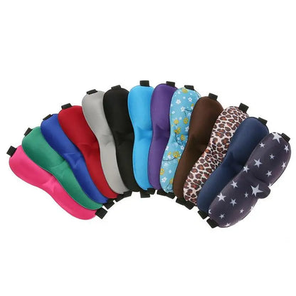 3D Sleep Mask Natural Sleeping Eye Mask Eyeshade Cover Shade Eye Patch Soft Portable Blindfold Travel Eye Shade Sleeping Aid
