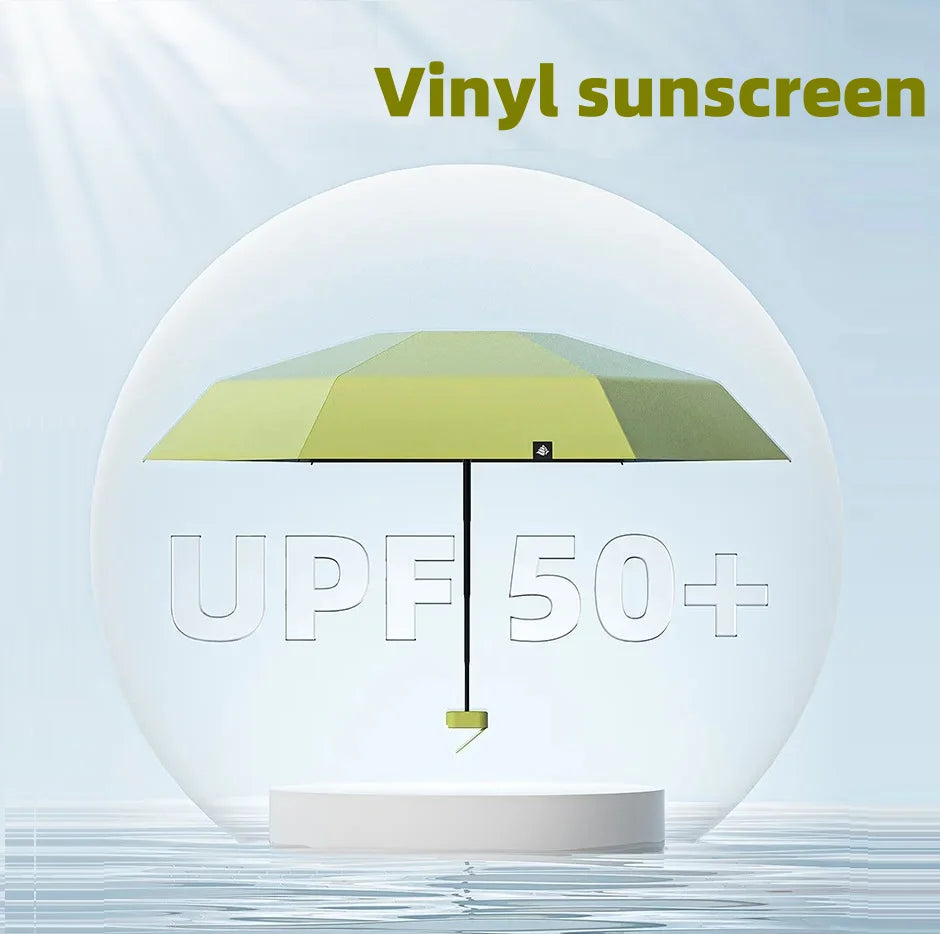 ☀️ UPF50+ Mini Folding Umbrella – Ultra-Compact, UV-Protective & Waterproof for Travel & Everyday Use! ☔✨