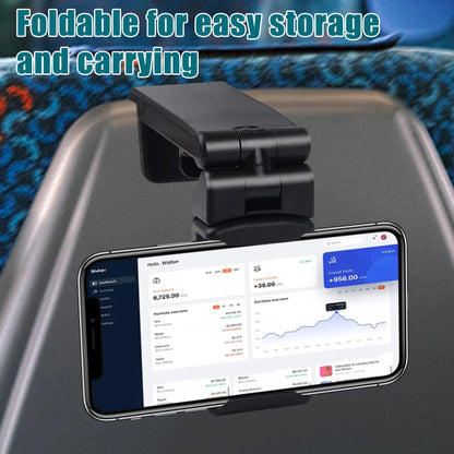 Multifunctional Phone Holder Clip Airplane Train Seat Mount Foldable Phone Stand Portable Mini Bracket Travel Phone Support