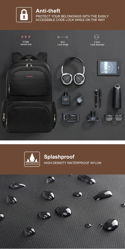 Lifetime Warranty Backpack 15.6 Inch Laptop Backpack Leisure School Backpacks Bags Mens Backpack Schoolbag Business Backpack Bag