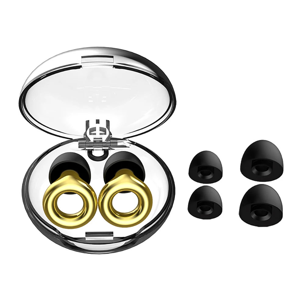 1 Pair Silicone Earplug Swimming Professional Waterproof Earplug With Exquisite Box Set Noise Reduction Earplugs For Sleeping