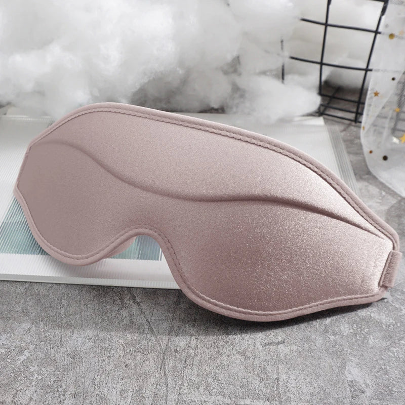 3D Sleep Mask Blindfold Sleeping Aid Eye Mask Soft Memory Foam Face Mask Eyeshade 99% Blockout Light Slaapmasker Eye Cover Patch
