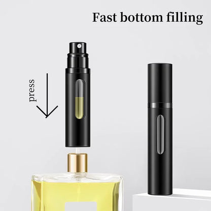 Portable Mini Refillable Perfume Spray Bottle – 5ML/8ML Travel-Friendly Atomizer