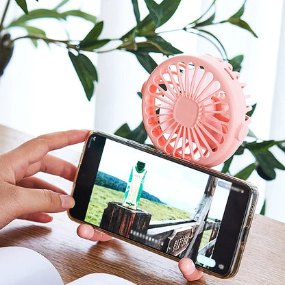 Portable Clip-On Stroller Fan – USB Rechargeable 3-Speed Fan for Baby, Cart & Outdoor Use