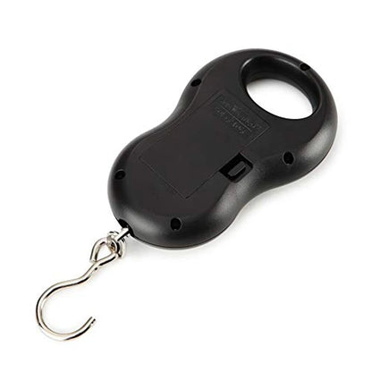 50KG/10g Digital Hanging Scale – LCD Backlit Pocket Scale for Luggage & Fishing