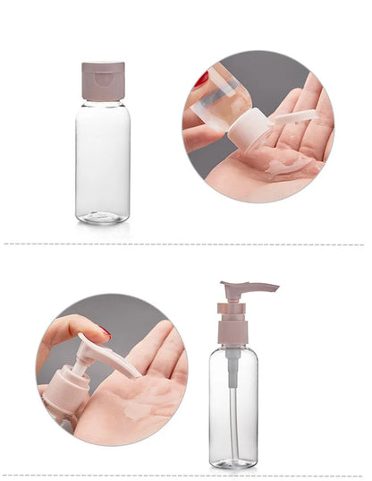 Travel Refillable Bottle Set – Perfect for Cosmetics, Lotion, Shampoo & Toiletries 💧