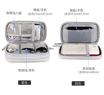 Cable Storage Bag – Waterproof Digital Electronic Organizer for Travel & Accessories