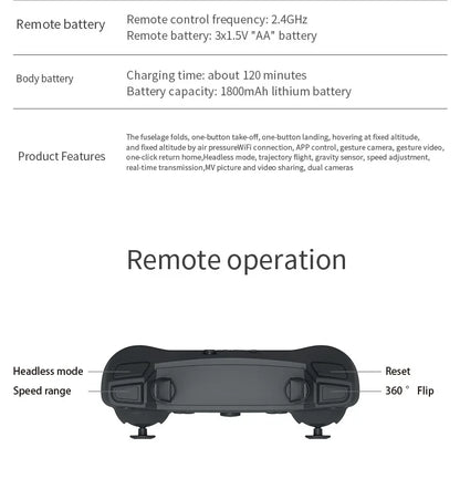 KBDFA E88 Pro 2023 WiFi FPV Drone – Foldable Quadcopter with 4K HD Camera & Altitude Hold