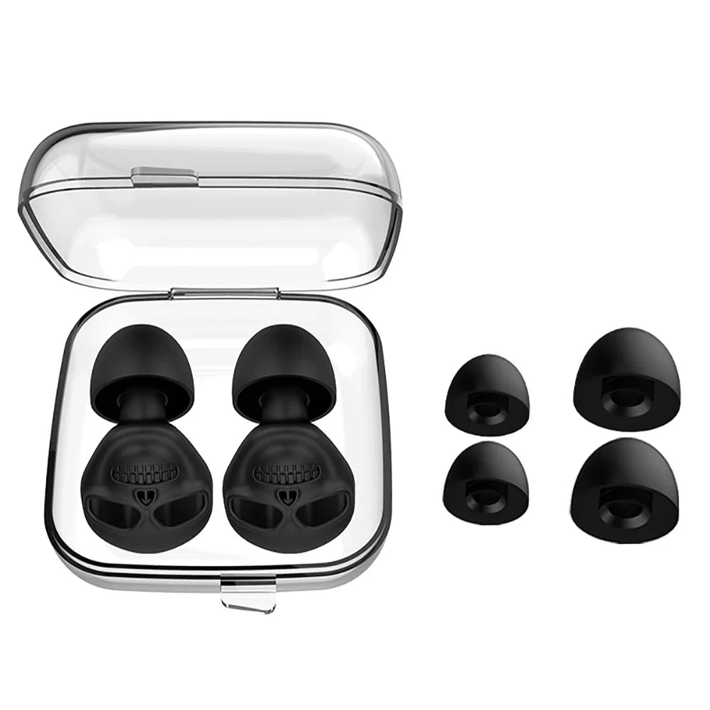 Silicone Soundproof Earplug Anti Noise Sleeping Ear Plugs Sound Insulation Noise Reduction Ear Protection Swimming Earplugs