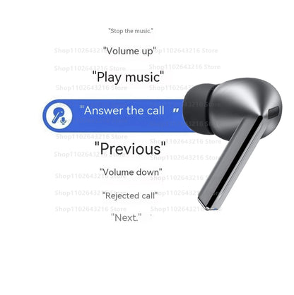2024 New Buds 3 Pro True Wireless Bluetooth Earphone Headphone HiFi Sound Low Latency Noise Reduction Earbuds for IPhone Android