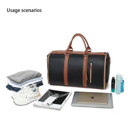 Versatile Travel Folding Bag – Large-Capacity Handbag & Crossbody Backpack for Storage & Outdoor Use