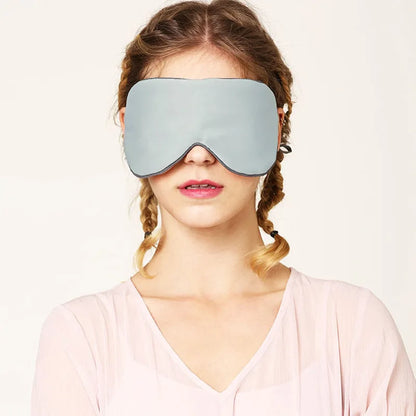 Sleeping Eye Mask Korean Style Ice Silk Warm And Cool Dual Use Adjustable Travel Light Blocking Breathable Eye Mask
