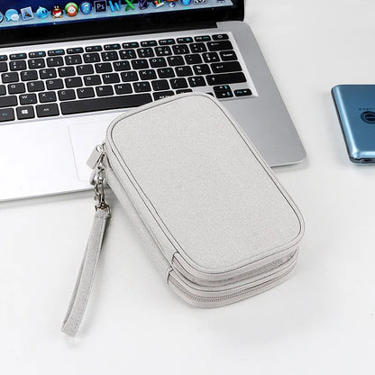 Cable Storage Bag – Waterproof Digital Electronic Organizer for Travel & Accessories