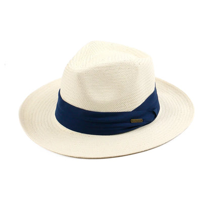 Sombrero Panama Hombre Summer Sun Protection Straw Hat Five Cent Grass Woven Panama Hat For Men Big Head Big Size Gentleman Hats