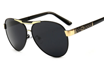 Retro Pilot Polarized Sunglasses – UV400 Alloy Frame Shades for Men & Women ✨🚘