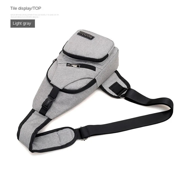 Fashion Casual Crossbody Bag Small Men's Shoulder Bag Men Diagonal Backpack Messenger Phone Bag Boy Fanny Chest Pack New