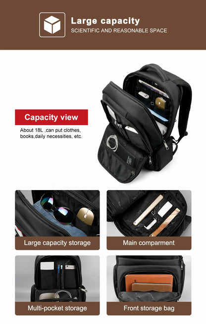 Lifetime Warranty Backpack 15.6 Inch Laptop Backpack Leisure School Backpacks Bags Mens Backpack Schoolbag Business Backpack Bag