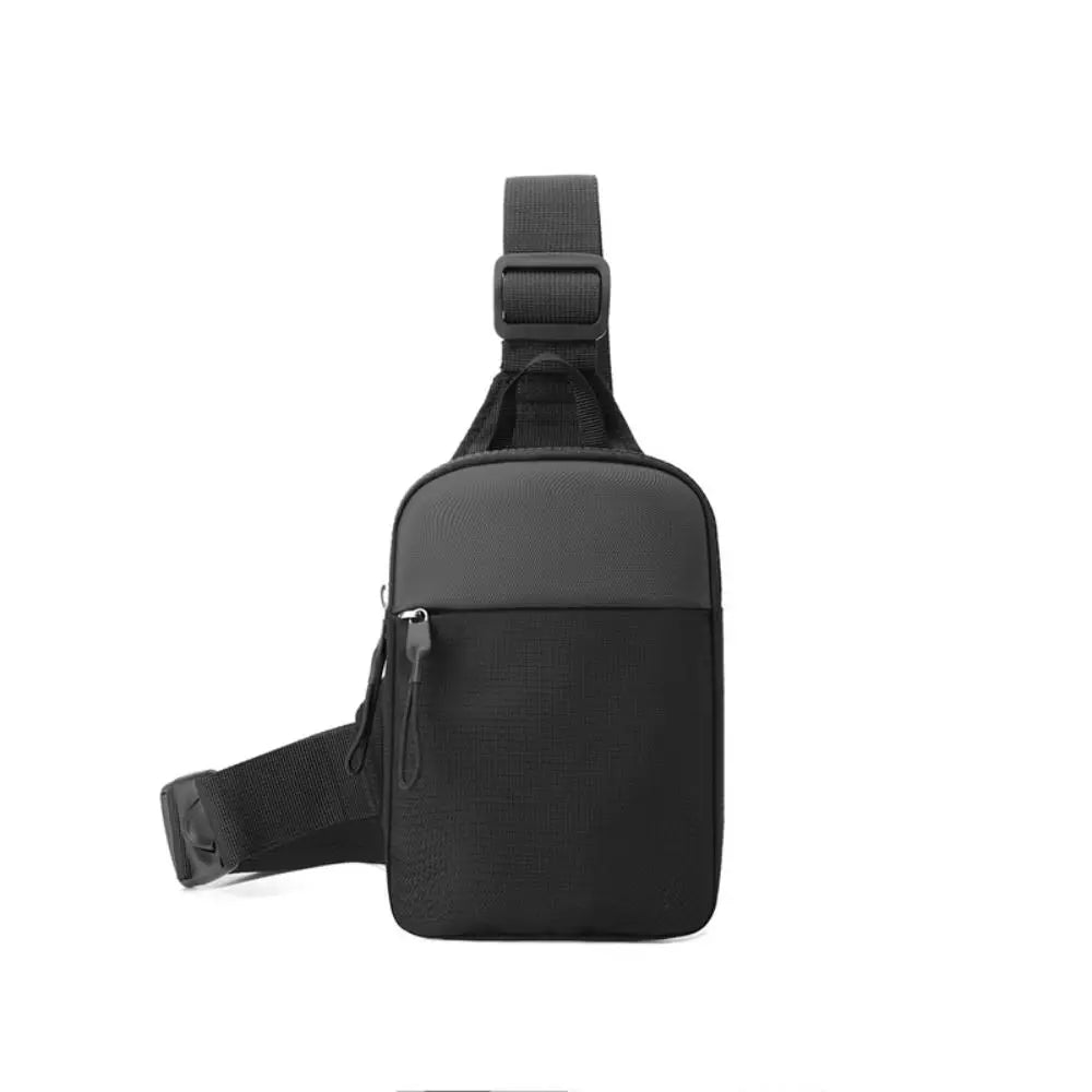 Men's Small Canvas Chest Bag – Stylish Crossbody Sling Bag for Travel & Sports