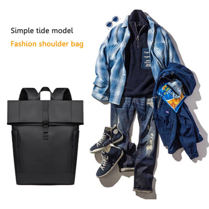 Men's Waterproof Laptop Backpack – Breathable, Large-Capacity Business & Travel Rucksack