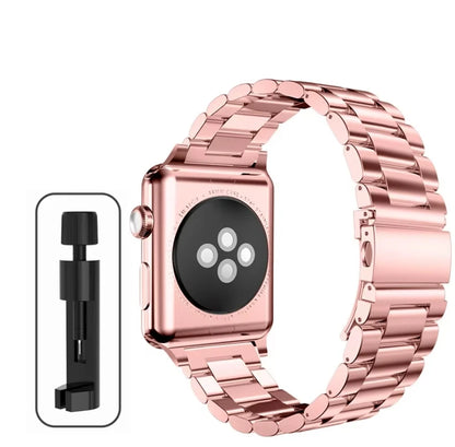 Premium Stainless Steel Strap for Apple Watch – Elegant Metal Bracelet (Ultra/Series 10/9) ✨