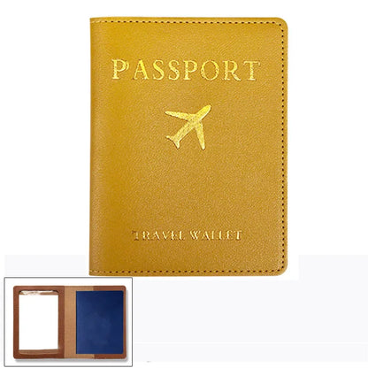 Multifunctional PU Leather Passport Wallet – Stylish & Secure Travel Organizer for Men & Women!
