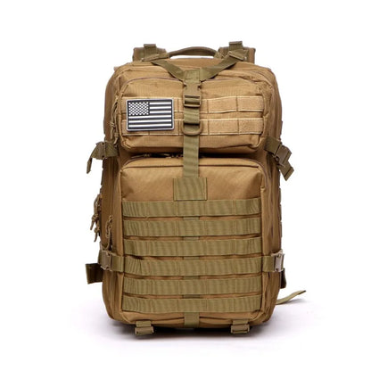 1000D Nylon Waterproof Tactical Backpack – Outdoor Rucksack for Camping, Hiking, Trekking, Fishing & Hunting (25L/50L)