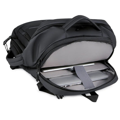 Expandable Men‘s 17 Inch Laptop Backpacks Waterproof Notebook Bag USB Schoolbag Sports Travel School Bag Pack Backpack For Male