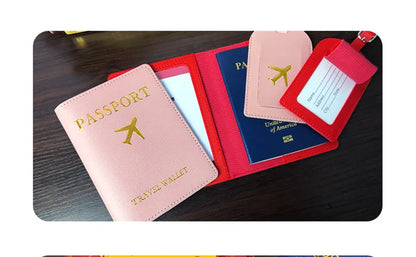 Multifunctional PU Leather Passport Wallet – Stylish & Secure Travel Organizer for Men & Women!