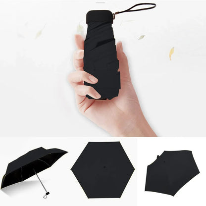 ☀️☔ Pocket-Sized Mini Folding Umbrella – Lightweight, Stylish & Perfect for Sun & Rain Protection! 🎒✨