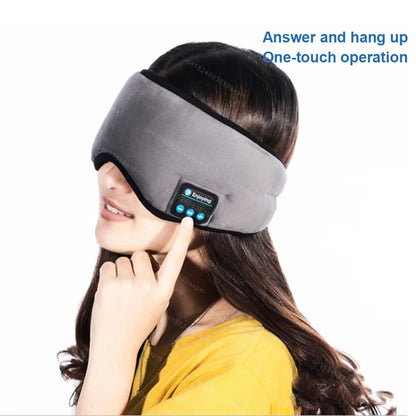 3D Eye Mask Music Play Sleeping Headphones with Speaker Mask for Sleep Headphones Bluetooth Sleeping Mask Sleep Shade Cover