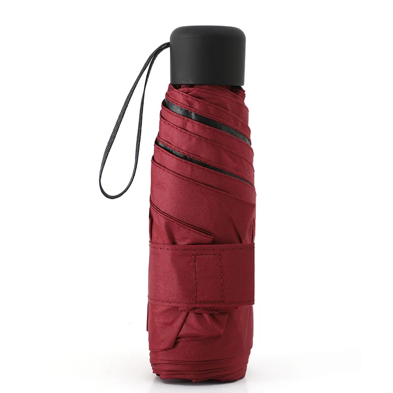 ☀️☔ Ultra-Light Mini Pocket Umbrella – Compact, Windproof & UV-Protective for Travel & Outdoor Use! 🌦️✨