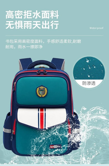 Kids' Orthopedic Waterproof School Backpack – Durable, Comfortable & Spacious Book Bag for Boys & Girls!