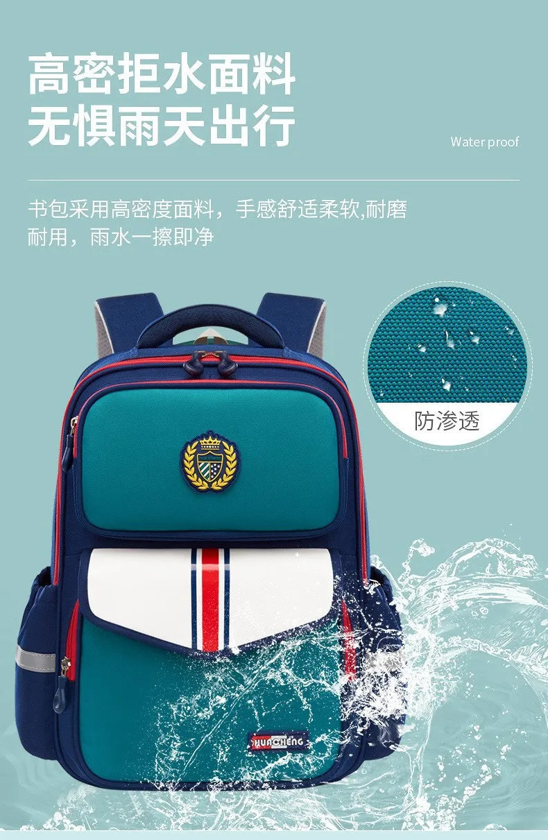 Kids' Orthopedic Waterproof School Backpack – Durable, Comfortable & Spacious Book Bag for Boys & Girls!