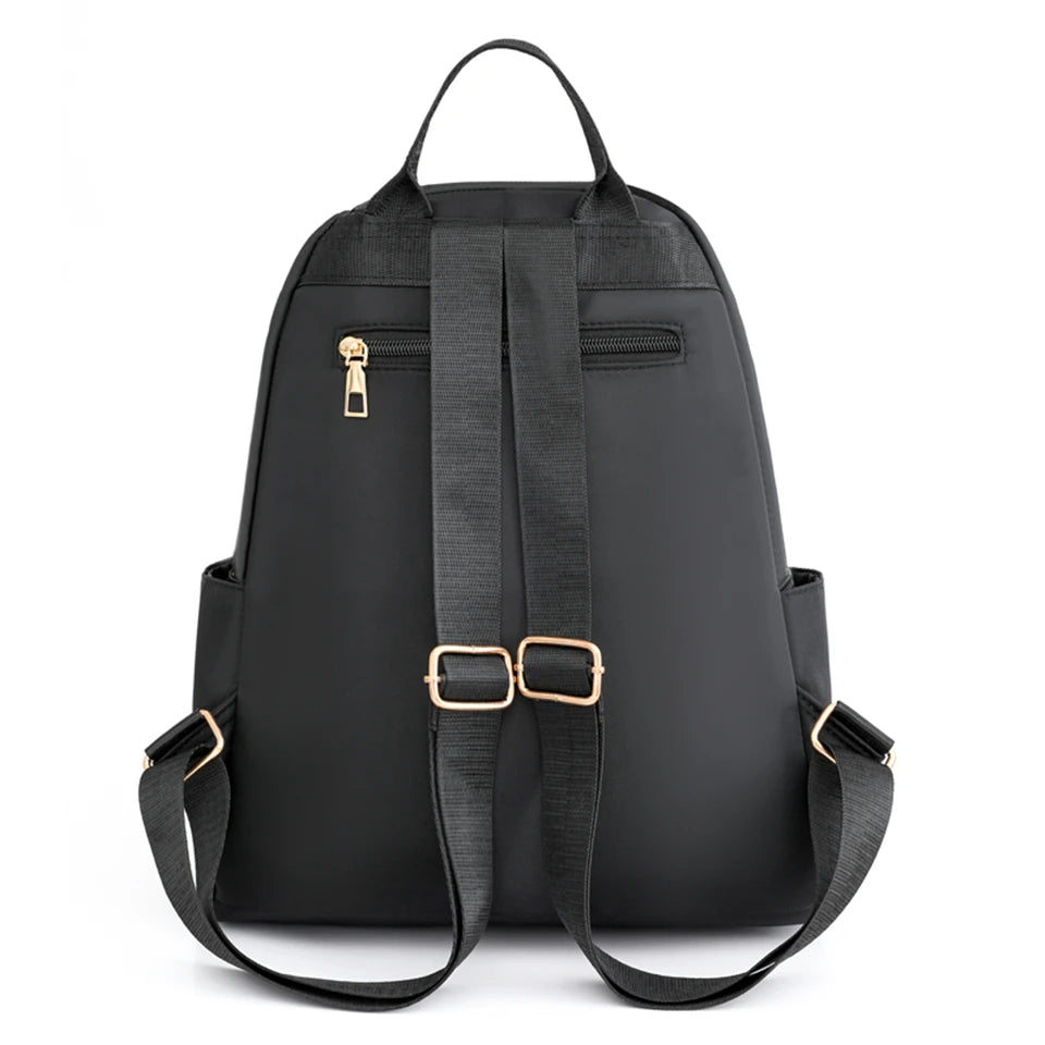 Fashion Nylon Backpack for Women – High-Quality Large Travel and School Bag for Teenage Girls