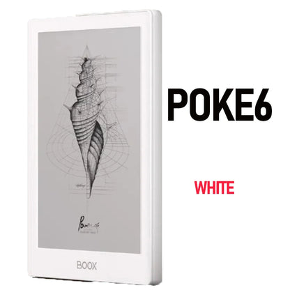 Boox Poke 6 & Poke 6S E-Readers – 6-Inch Portable E-Ink Screen Tablet for E-Books & Note-Taking