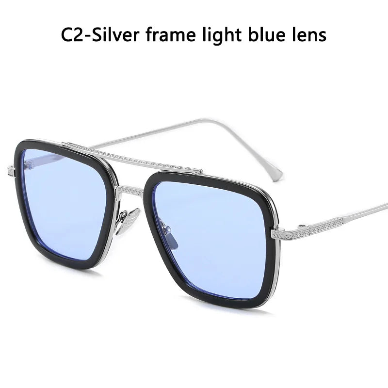 Tony Stark Glasses Men Women Sunglasses Iron man Eyewear Steampunk Sun Glasses Male Goggles