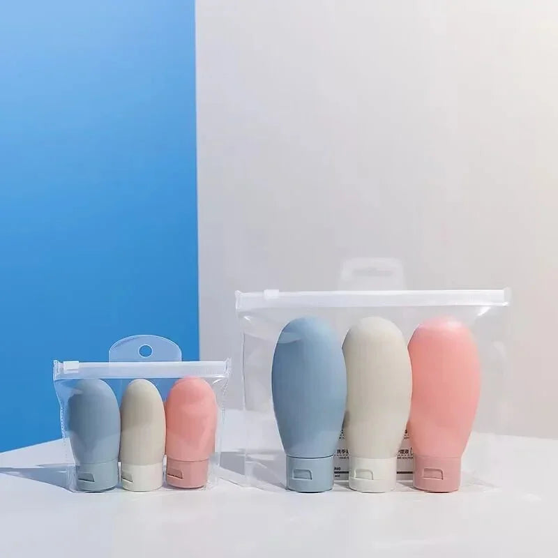 Travel Refillable Bottle Set – Perfect for Cosmetics, Lotion, Shampoo & Toiletries 💧