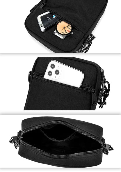 Men's Mini Crossbody Bag – Lightweight Nylon Shoulder Sling Bag for Travel & Daily Use