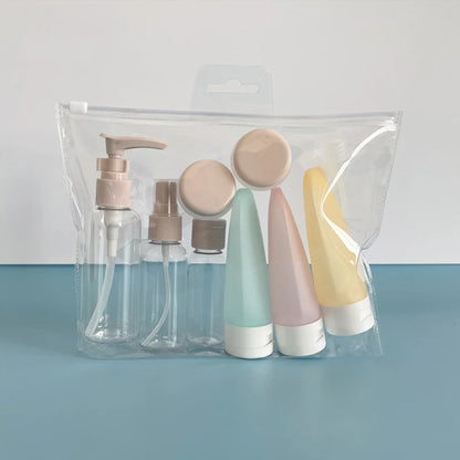 Travel Refillable Bottle Set – Perfect for Cosmetics, Lotion, Shampoo & Toiletries 💧