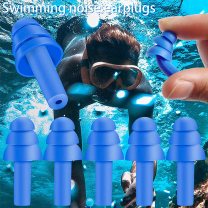 🌙 Sleep Soundly & Swim Safely – Waterproof Noise-Cancelling Silicone Earplugs with Convenient Carry Box! 🏊✨