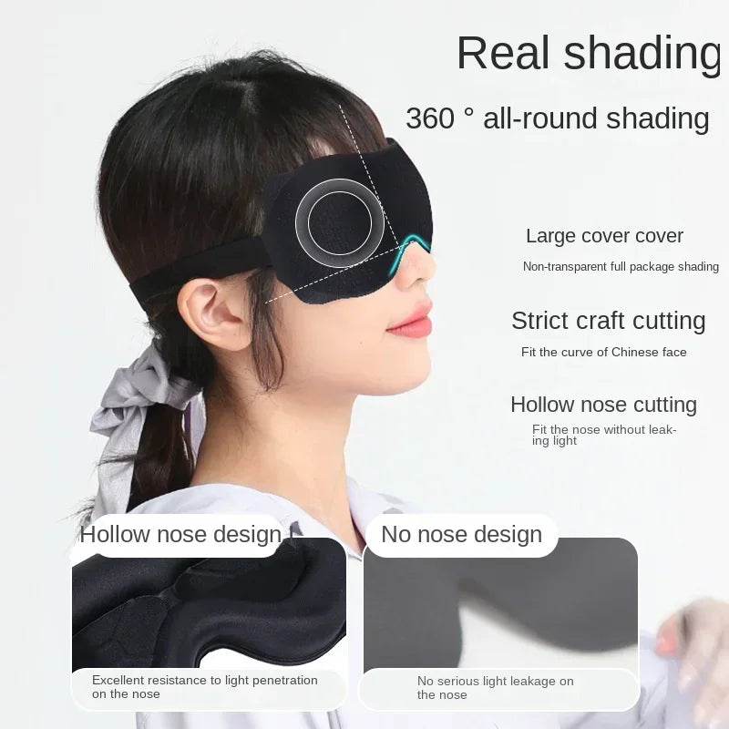 3D Sleeping Mask Block Out Light Sleep Mask For Eyes Soft Sleeping Aid Eye Mask for Travel Eyeshade Night Breathable Slaapmasker