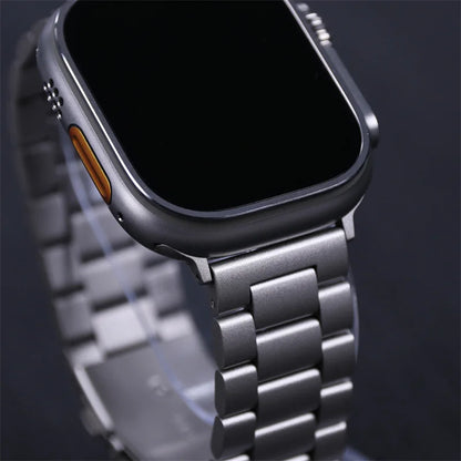 Premium Stainless Steel Strap for Apple Watch – Elegant Metal Bracelet (Ultra/Series 10/9) ✨
