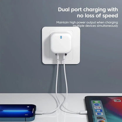 ⚡ PD 20W Fast Charger – Quick & Powerful Charging for iPhone, Samsung & More