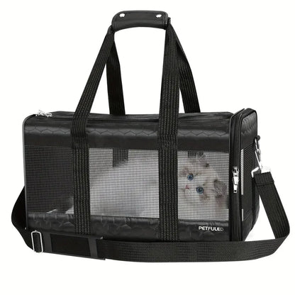 Dog Carrier Pet Carrier for Small Medium Cats Dogs Puppies up to 16 Lbs, TSA Airline Approved Small Dog Carrier Soft Sided