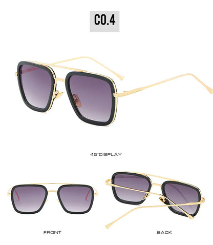 Tony Stark Glasses Men Women Sunglasses Iron man Eyewear Steampunk Sun Glasses Male Goggles